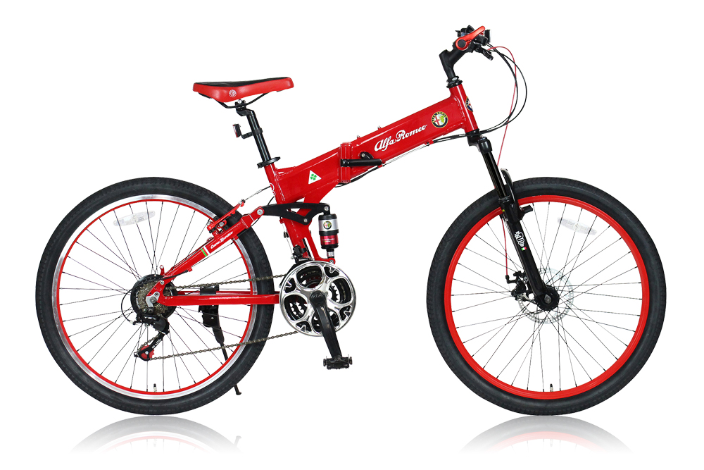 No.213 MACCE マウンテンバイク 折りたたみ自転車 26インチ/3×7