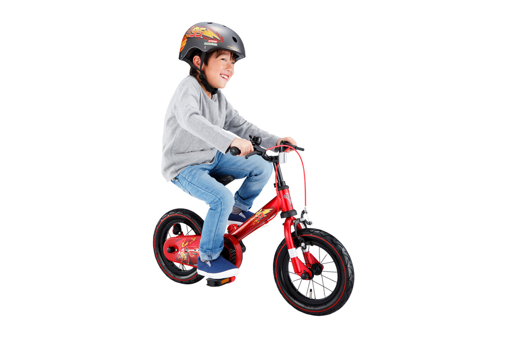 アイデス じてんしゃデビュー 2in1 カーズ ストライダー 自転車